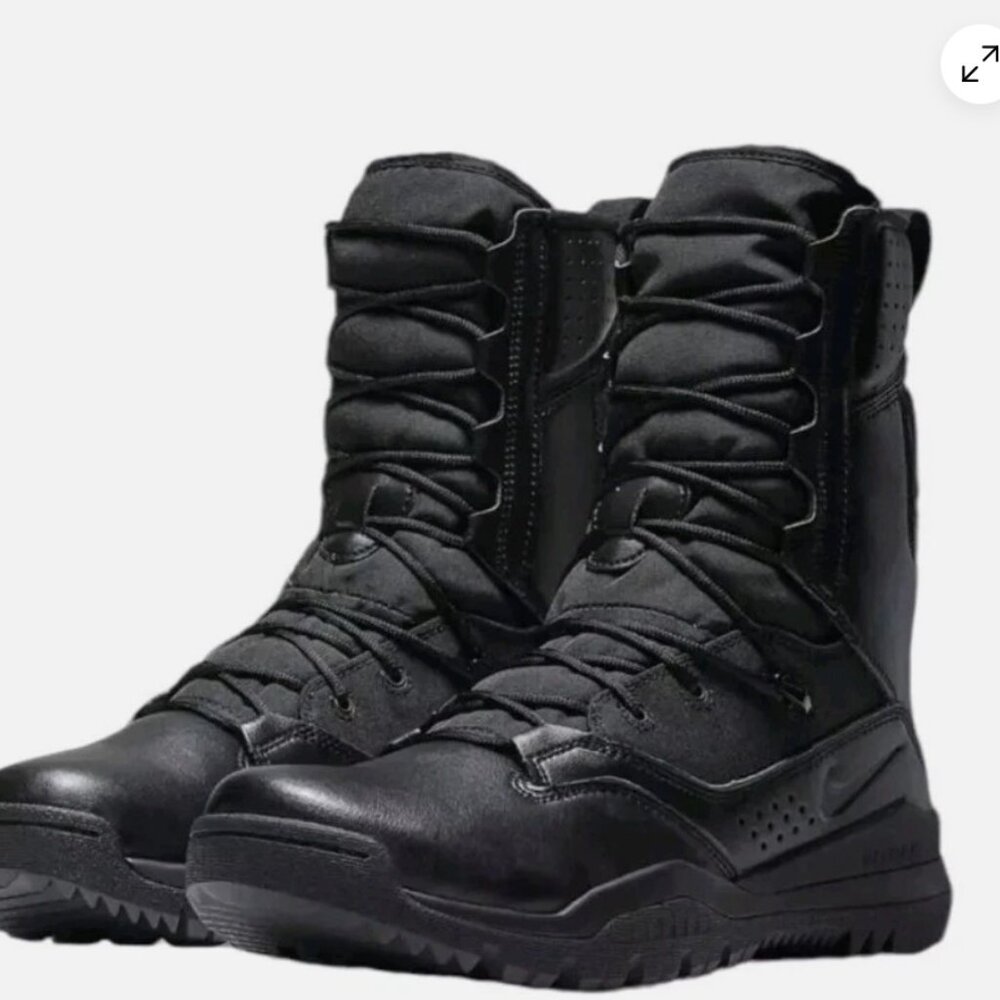 NIKE SFB FIELD 2 8" BLACK MILITARY COMBAT TACTICAL BOOTS AO7507-001 Size 6 - Picture 2 of 8